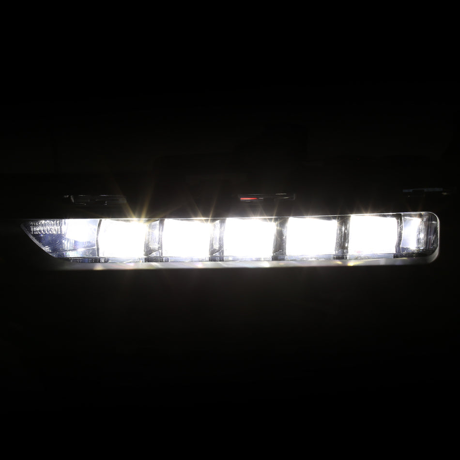2016-2017 Honda Accord Coupe LED Fog Lights Kit (Chrome Housing/Clear Lens)
