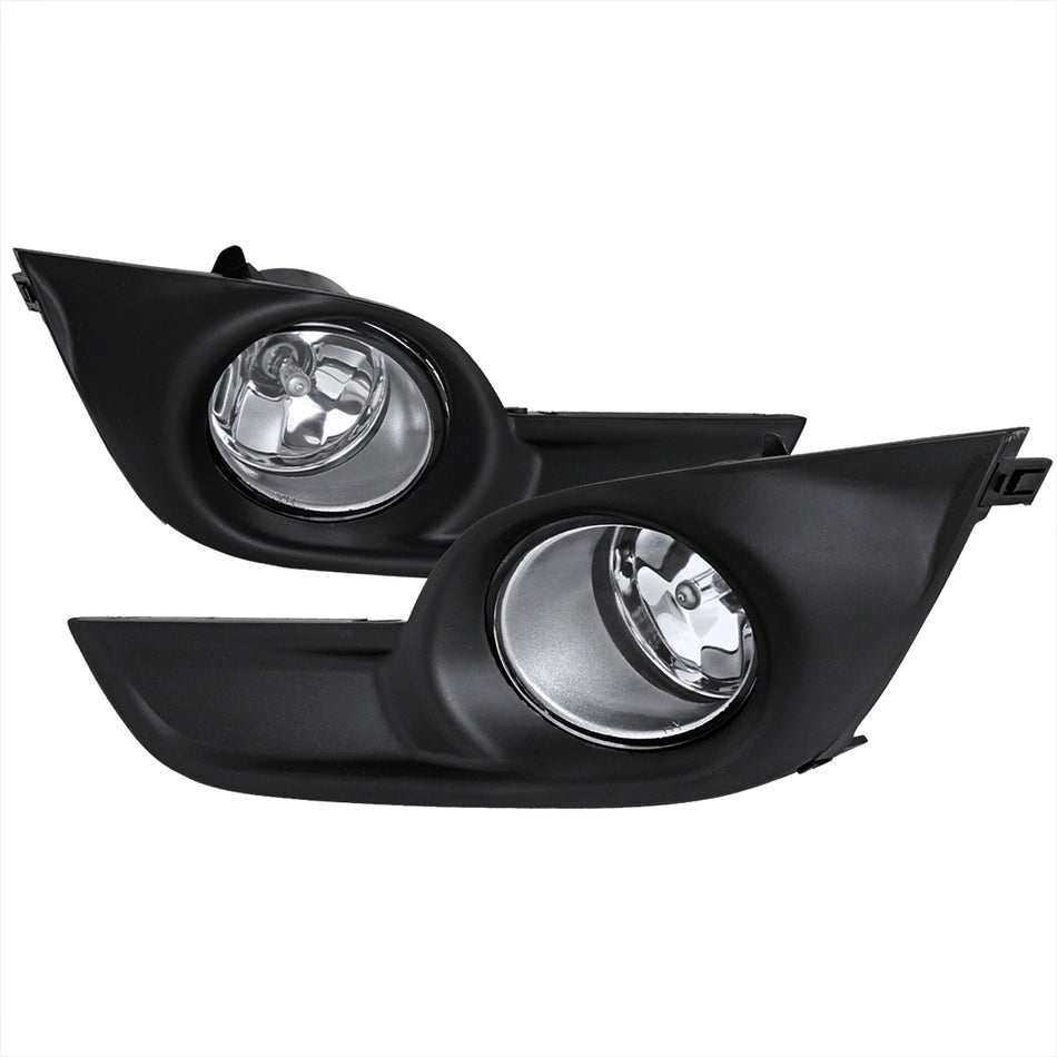 2013-2015 Nissan Altima Sedan H11 Fog Lights Kit (Chrome Housing/Clear Lens)