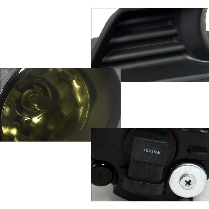 2007-2009 Toyota Camry H11 Fog Lights Kit (Chrome Housing/Smoked Lens)