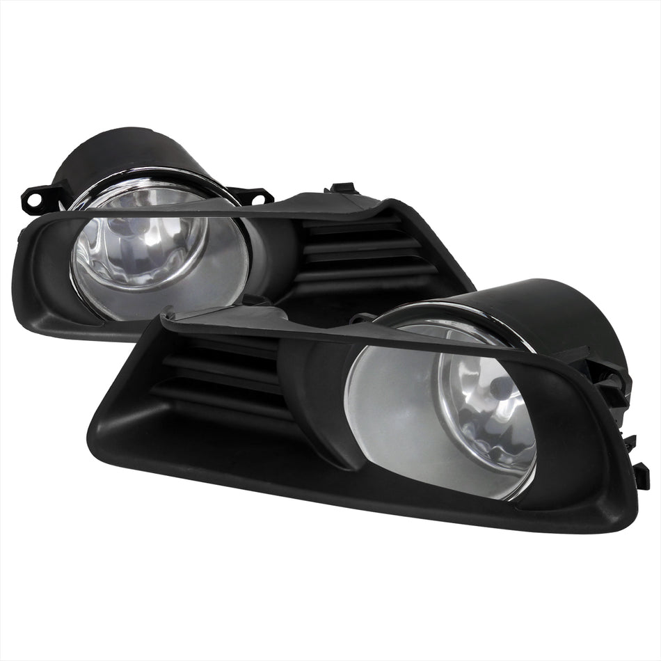 2007-2009 Toyota Camry H11 Fog Lights Kit (Chrome Housing/Clear Lens)
