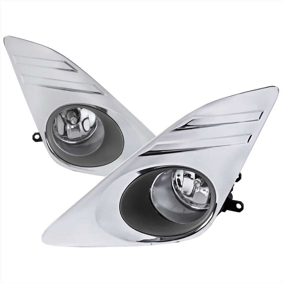 2012-2014 Toyota Camry H11 Fog Lights Kit (Chrome Housing/Clear Lens)
