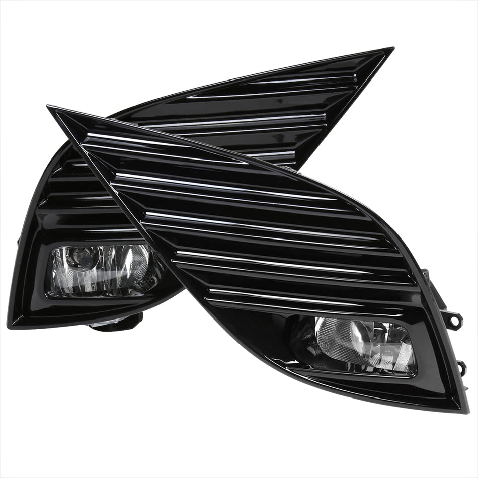 2018-2020 Toyota Camry SE/XSE 12V/19W H16 Fog Lights Kit (Chrome Housing/Clear Lens)