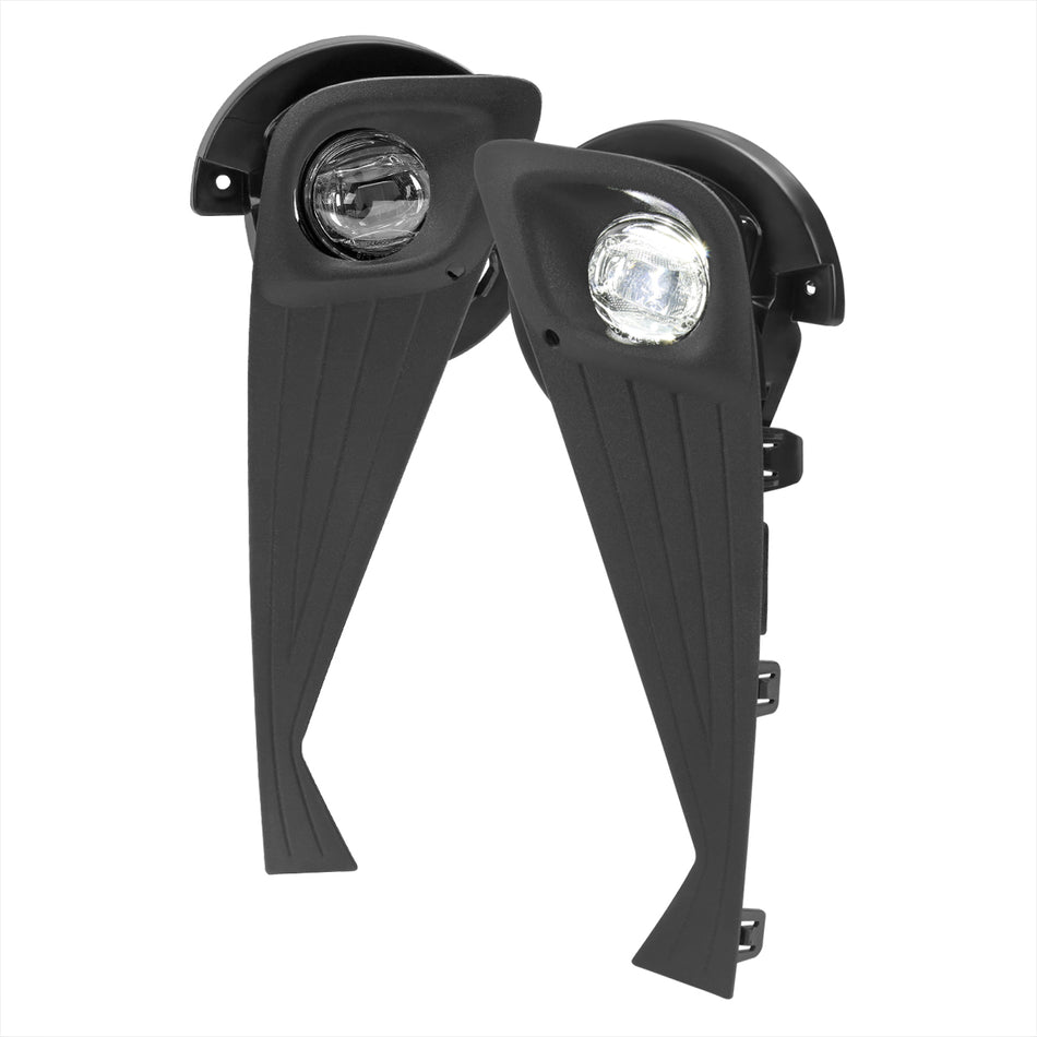 2020-2021 Toyota C-HR LED Fog Light Kit (Chrome Housing/Clear Lens)