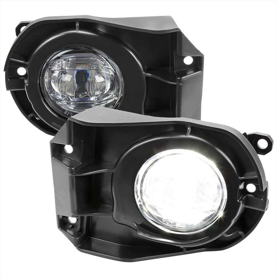 2022-2023 Toyota Corolla Cross LED Fog Lights Kit (Chrome Housing/Clear Lens)