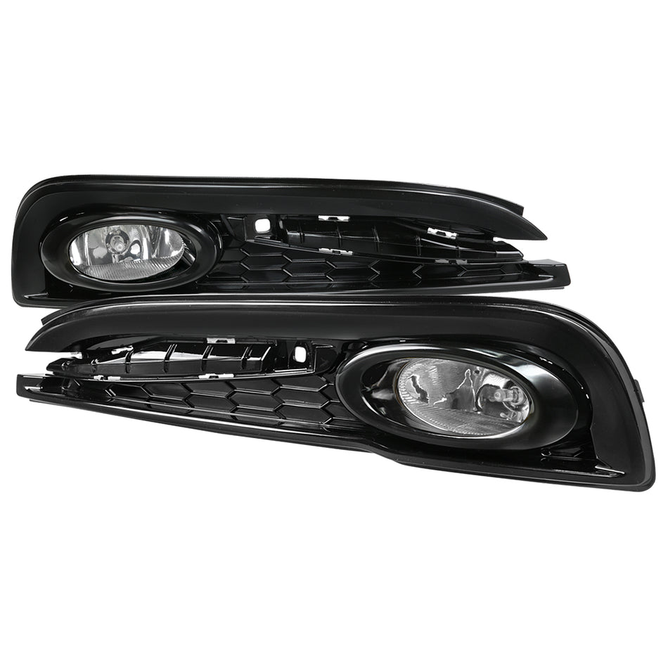 2013-2015 Honda Civic Sedan H11 Fog Lights (Chrome Housing/Clear Lens)