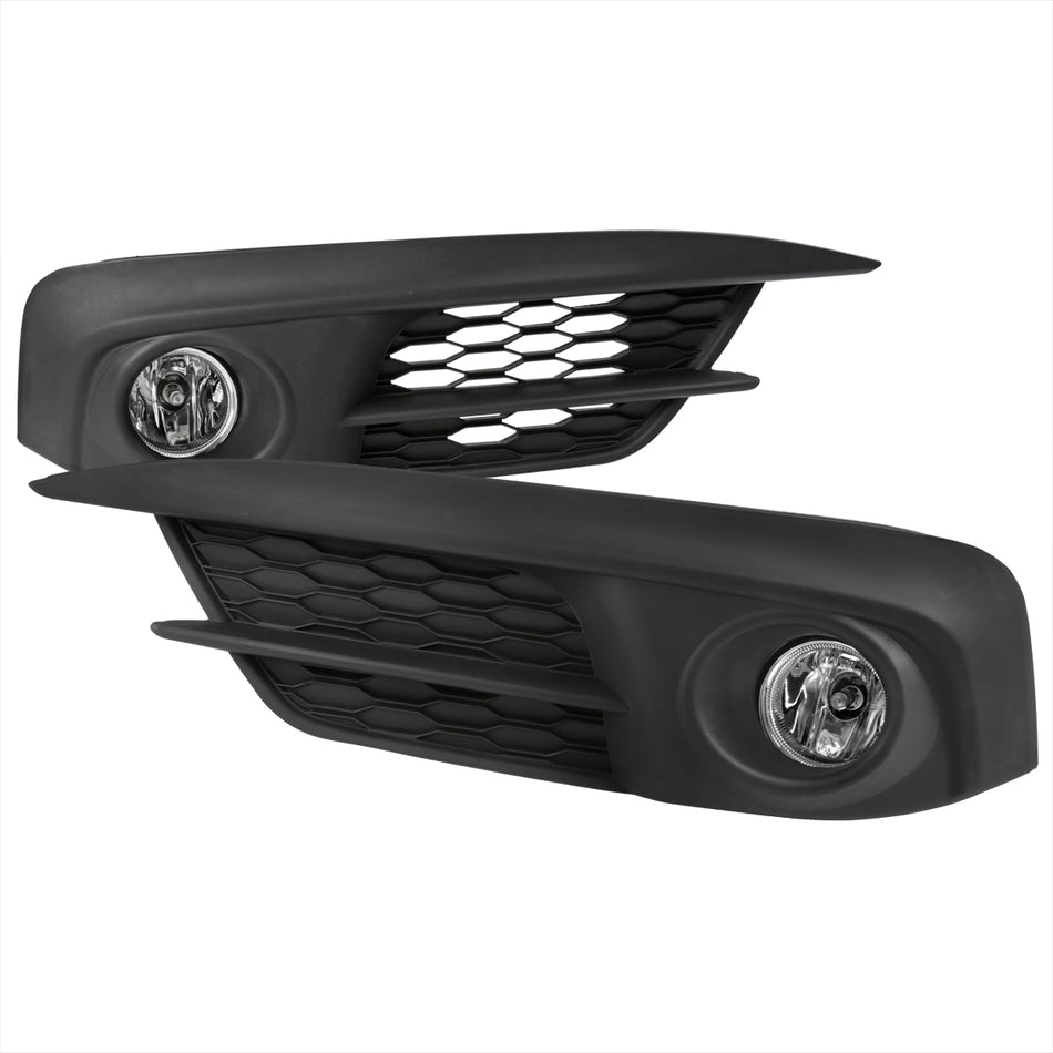 2016-2018 Honda Civic Coupe/Sedan H11 Fog Lights Kit (Chrome Housing/Clear Lens)