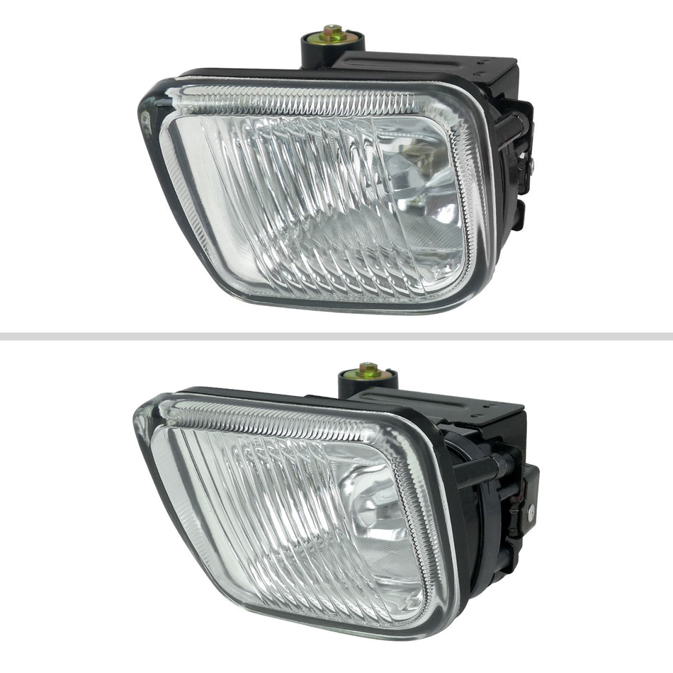 1996-1998 Honda Civic H3 Fog Lights Kit (Chrome Housing/Clear Lens)