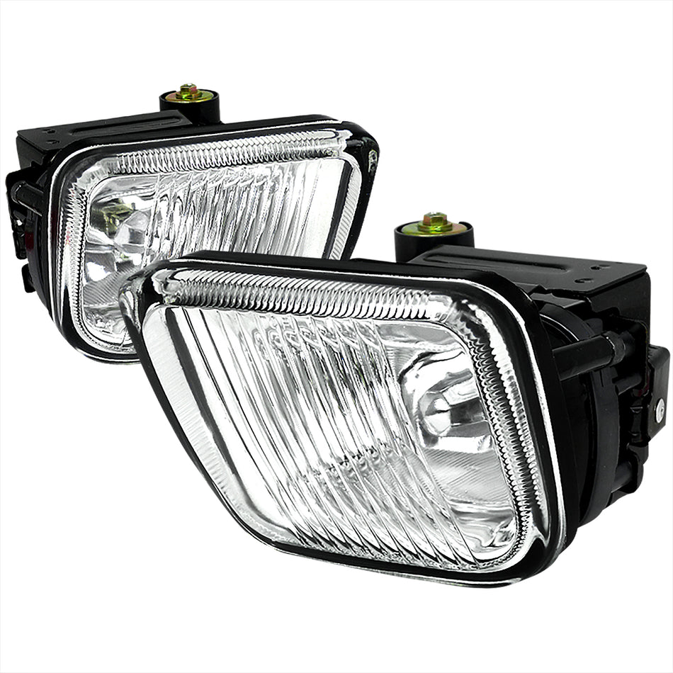 1996-1998 Honda Civic H3 Fog Lights Kit (Chrome Housing/Clear Lens)