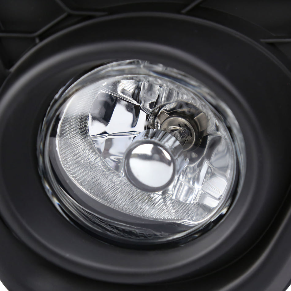2013-2016 Mazda CX-5 H11 Fog Lights Kit w/ Switch & Wiring Harness (Chrome Housing/Clear Lens)
