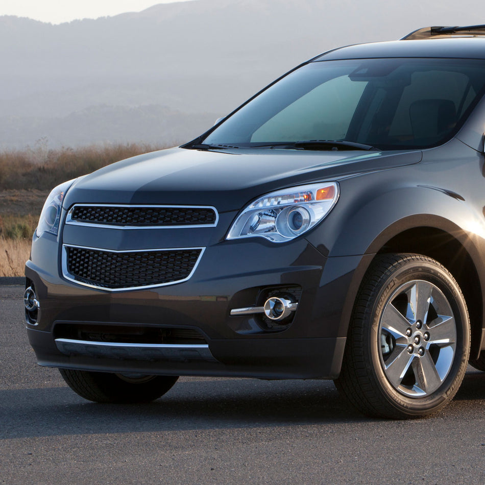 2010-2016 Chevrolet Equinox 12V/55W H11 Projector Fog Lights Kit (Chrome Housing/Clear Lens)