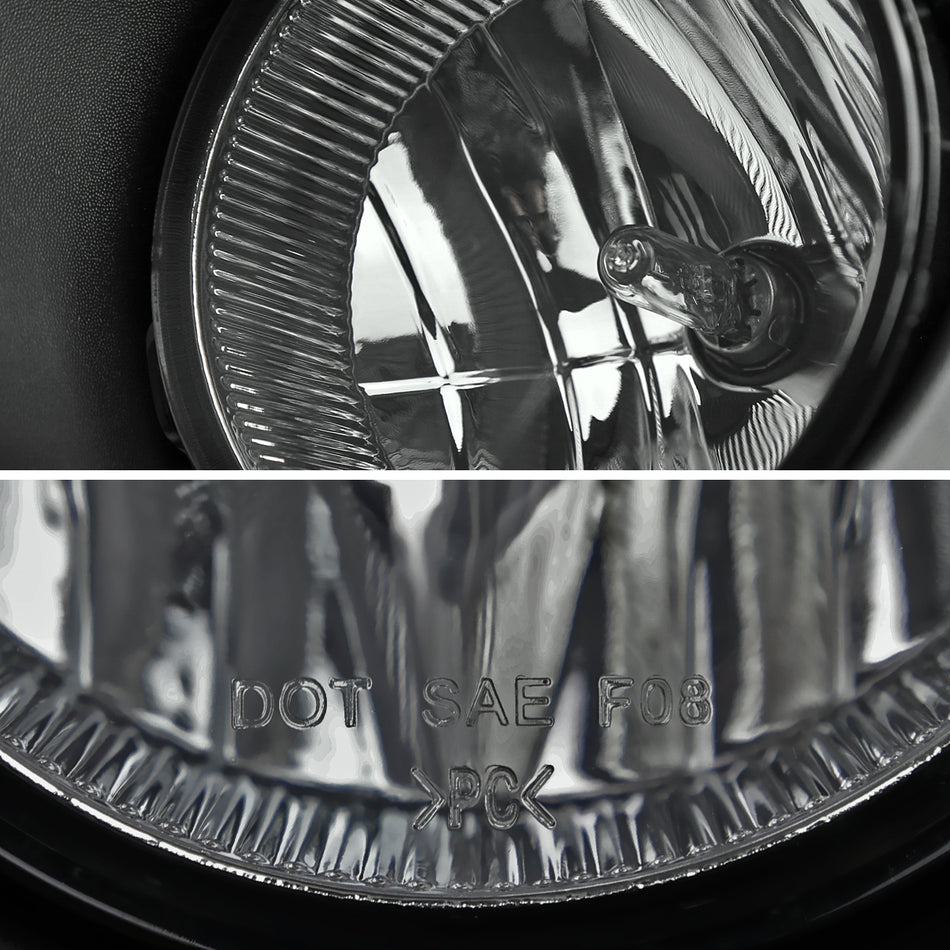 2011-2014 Ford F-150 Fog Light Bezels (Chrome Housing/Smoked Lens)