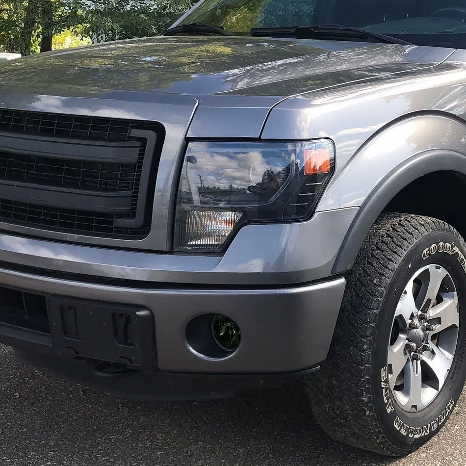 2011-2014 Ford F-150 FX2/ FX4/ King Ranch/ Lariat/ STX H10 Fog Lights Kit (Chrome Housing/Smoked Lens)
