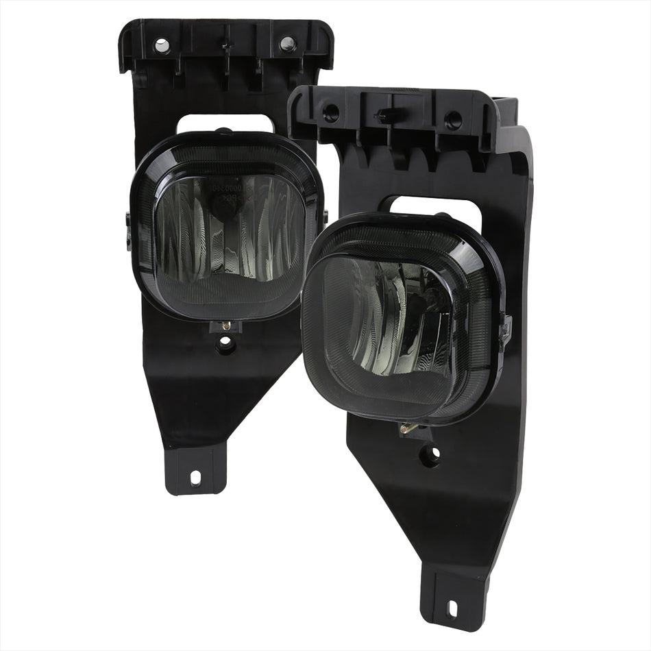 2005-2007 Ford F-250/F-350/Excursion H10 Fog Lights (Chrome Housing/Smoked Lens)