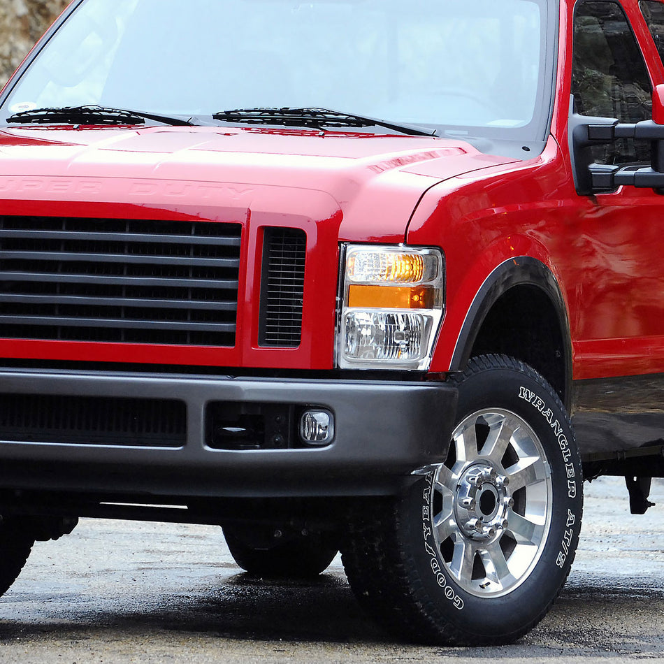 2008-2010 Ford F-250/F-350/F-450/F-550 Super Duty H10 Fog Lights (Chrome Housing/Clear Lens)
