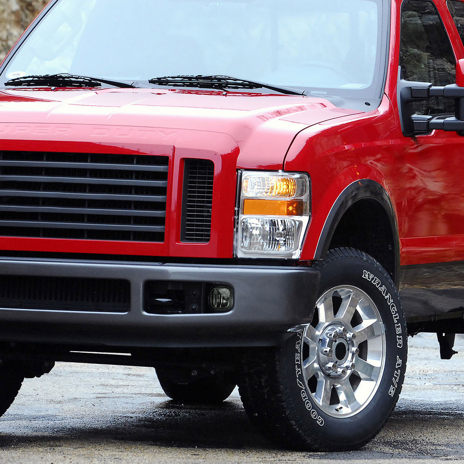 2008-2010 Ford F-250/F-350/F-450/F-550 Super Duty H10 Fog Lights (Chrome Housing/Smoked Lens)