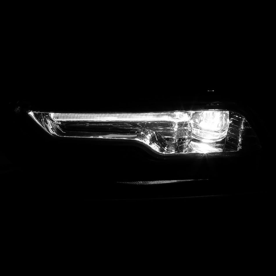 2017-2018 Ford Fusion LED Fog Lights Kit (Chrome Housing/Clear Lens)