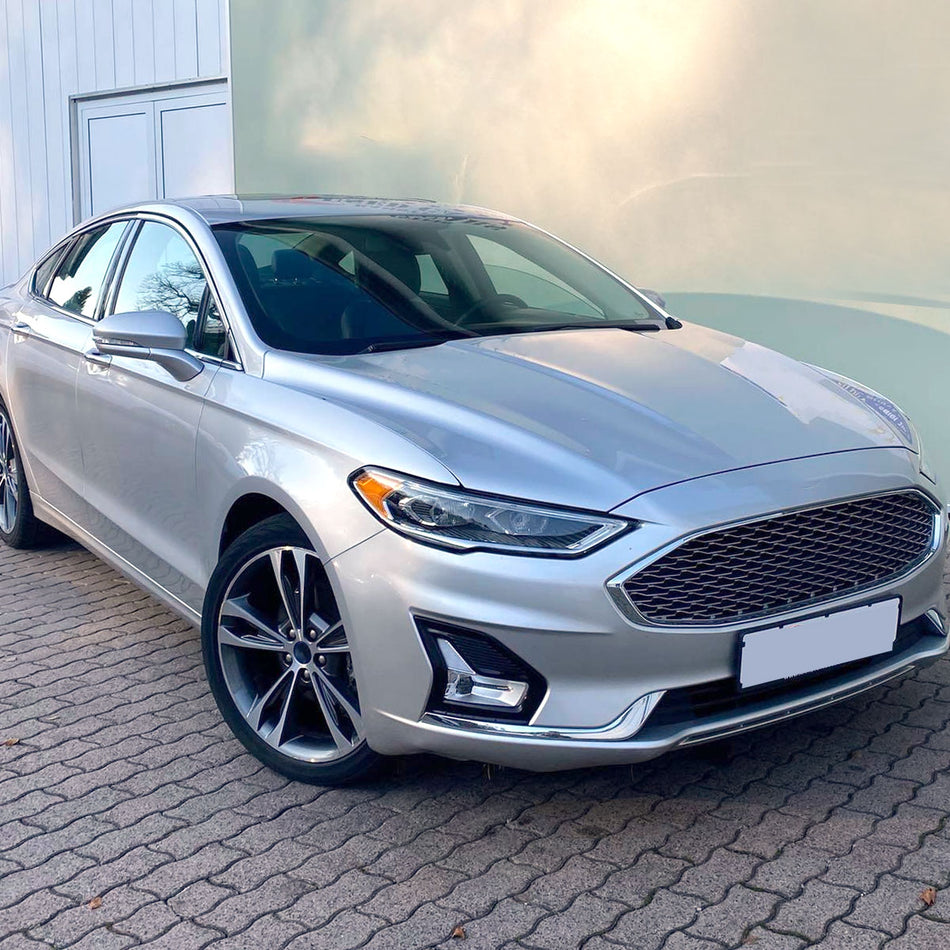 2019-2020 Ford Fusion LED Fog Lights Kit (Chrome Housing/Clear Lens)