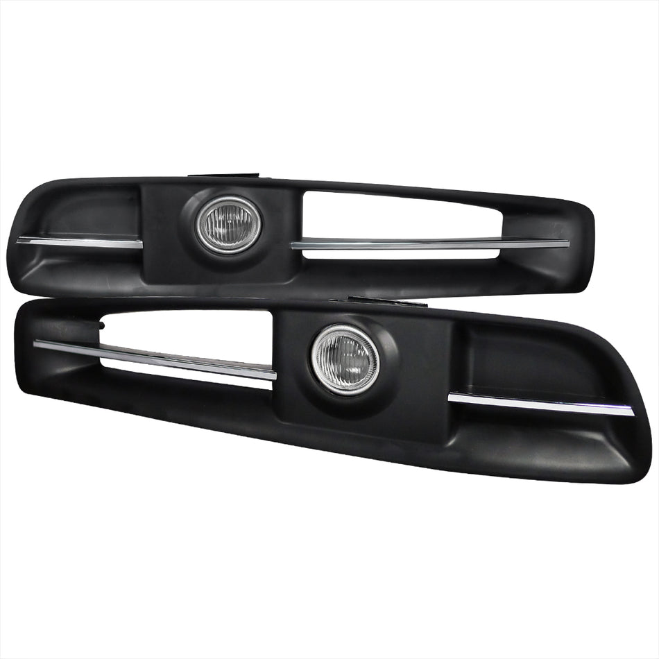 2003-2005 Infiniti G35 Coupe H3 Fog Lights Kit  (Chrome Housing/Clear Lens)