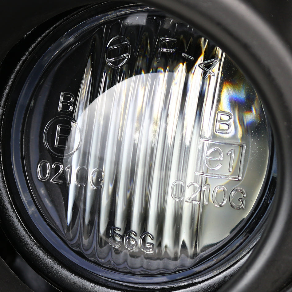 2004-2005 Mitsubishi Lancer Ralliart H3 Fog Lights Kit w/ Switch & Wiring Harness (Chrome Housing/Clear Lens)