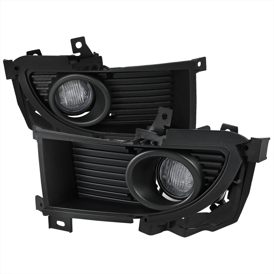 2004-2005 Mitsubishi Lancer Ralliart H3 Fog Lights Kit w/ Switch & Wiring Harness (Chrome Housing/Clear Lens)