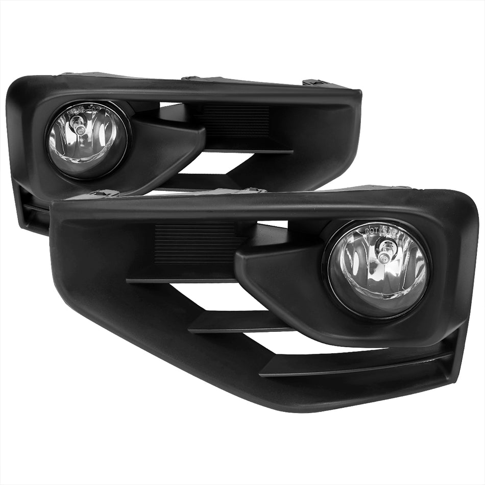 2017-2020 Nissan Pathfinder H11 Fog Lights w/ Switch & Wiring Harness (Chrome Housing/Clear Lens)