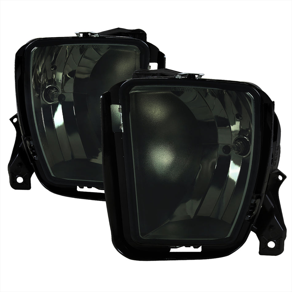 2013-2018 Dodge RAM 1500 9006 Fog Lights Kit (Chrome Housing/Smoked Lens)