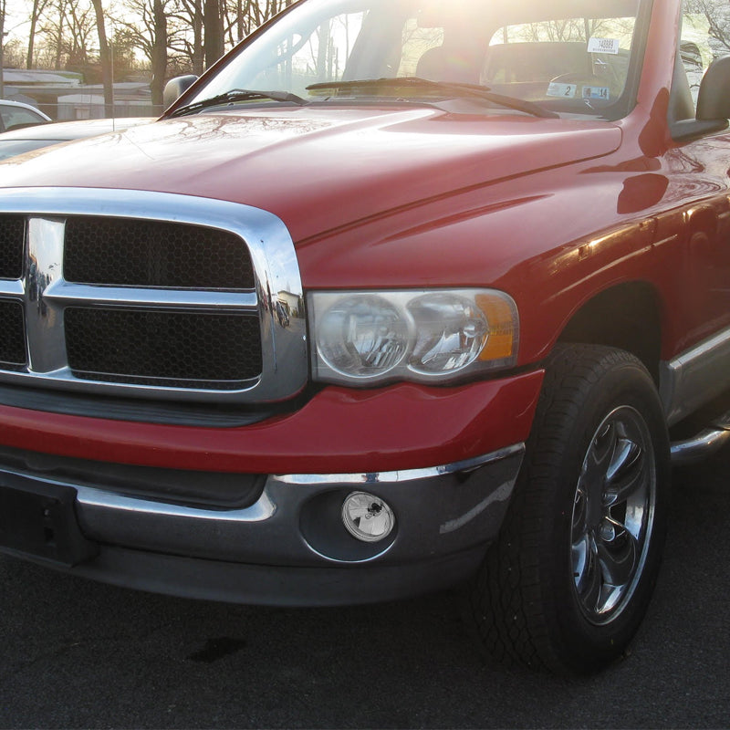 1999-2002 Dodge RAM Sport Package 881 Fog Lights w/ Mounting Brackets (Chrome Housing/Clear Lens)