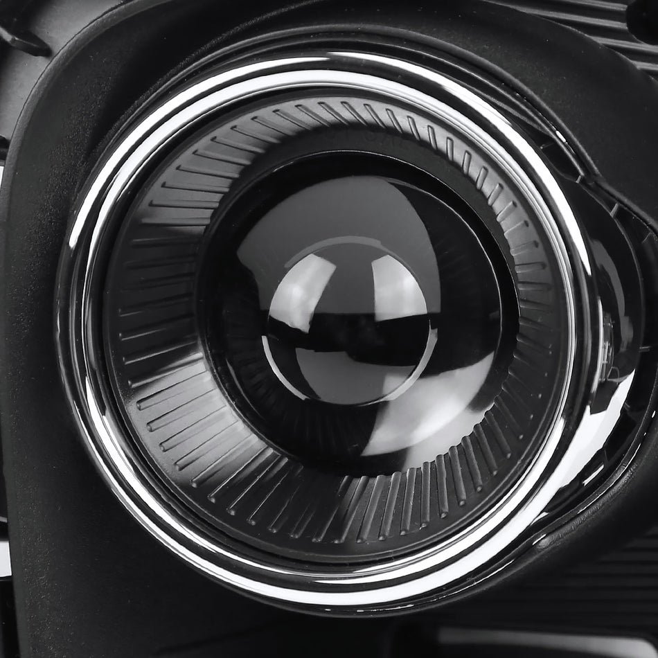 2018-2020 Kia Rio 9006 12v/51w Projector Fog Lights Kit (Chrome Housing/Clear Lens)