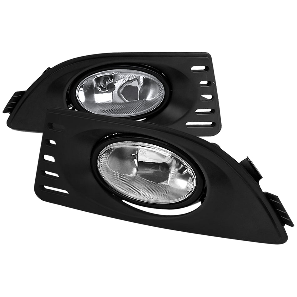 2005-2007 Acura RSX H11 Fog Lights Kit (Chrome Housing/Clear Lens)