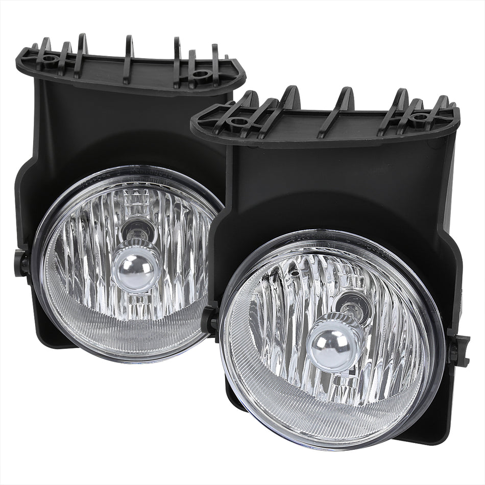 2003-2006 GMC Sierra / 2007 Sierra Classic H10 Fog Lights Kit (Chrome Housing/Clear Lens)