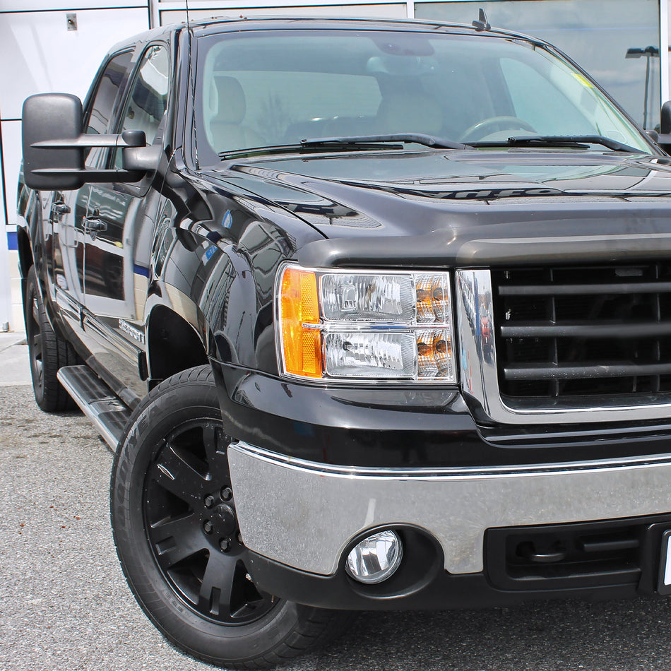 2007-2014 GMC Sierra 1500 2500HD/3500HD H8 Fog Lights Kit (Chrome Housing/Clear Lens)