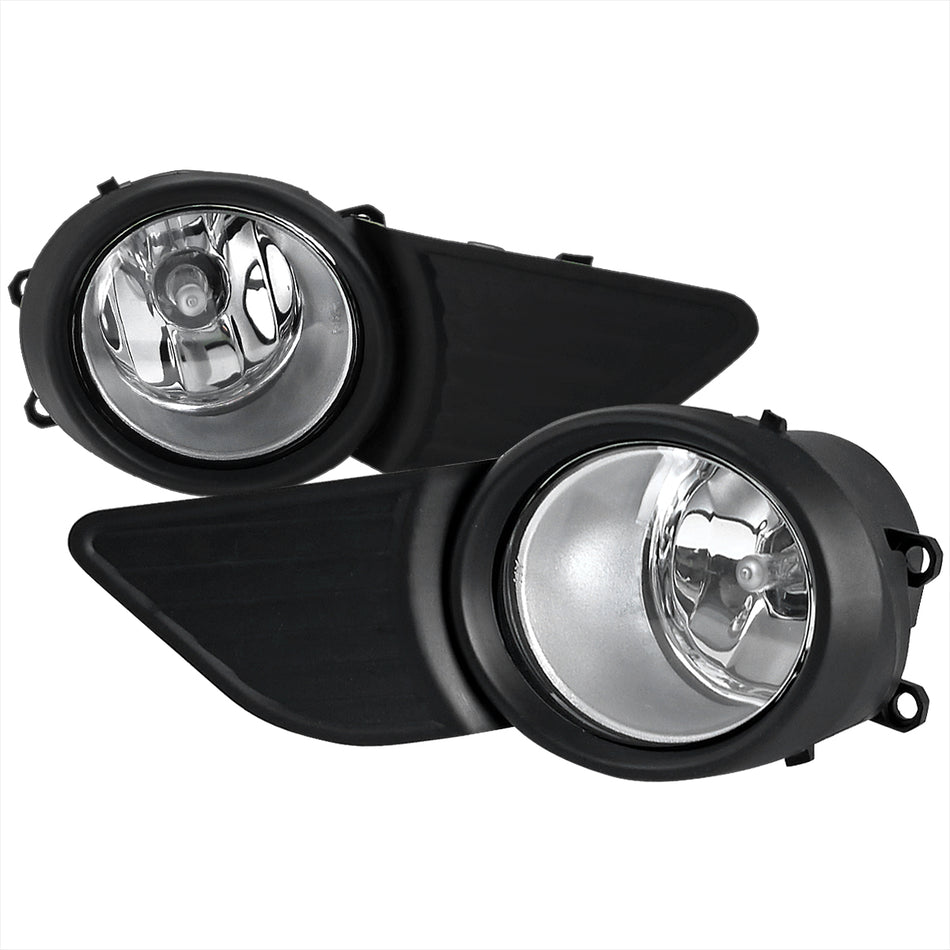 2011-2017 Toyota Sienna H11 Fog Lights Kit (Chrome Housing/Clear Lens)