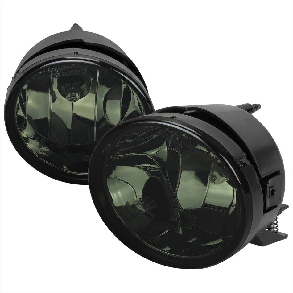 2004-2015 Nissan Titan/ 2005-2007 Armada Bumper Fog Lights (Chrome Housing/Smoked Lens)