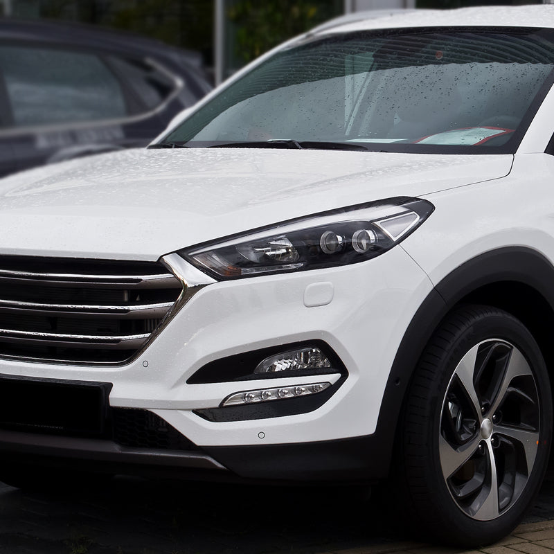 2016-2018 Hyundai Tucson H8 Fog Lights (Chrome Housing/Clear Lens)