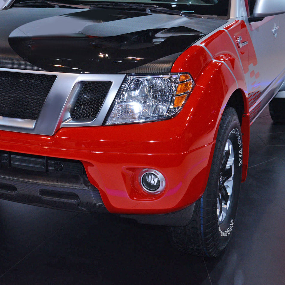 2005-2019 Nissan Xterra/Frontier H11 Fog Lights w/ Switch & Wiring Harness (Chrome Housing/Clear Lens)