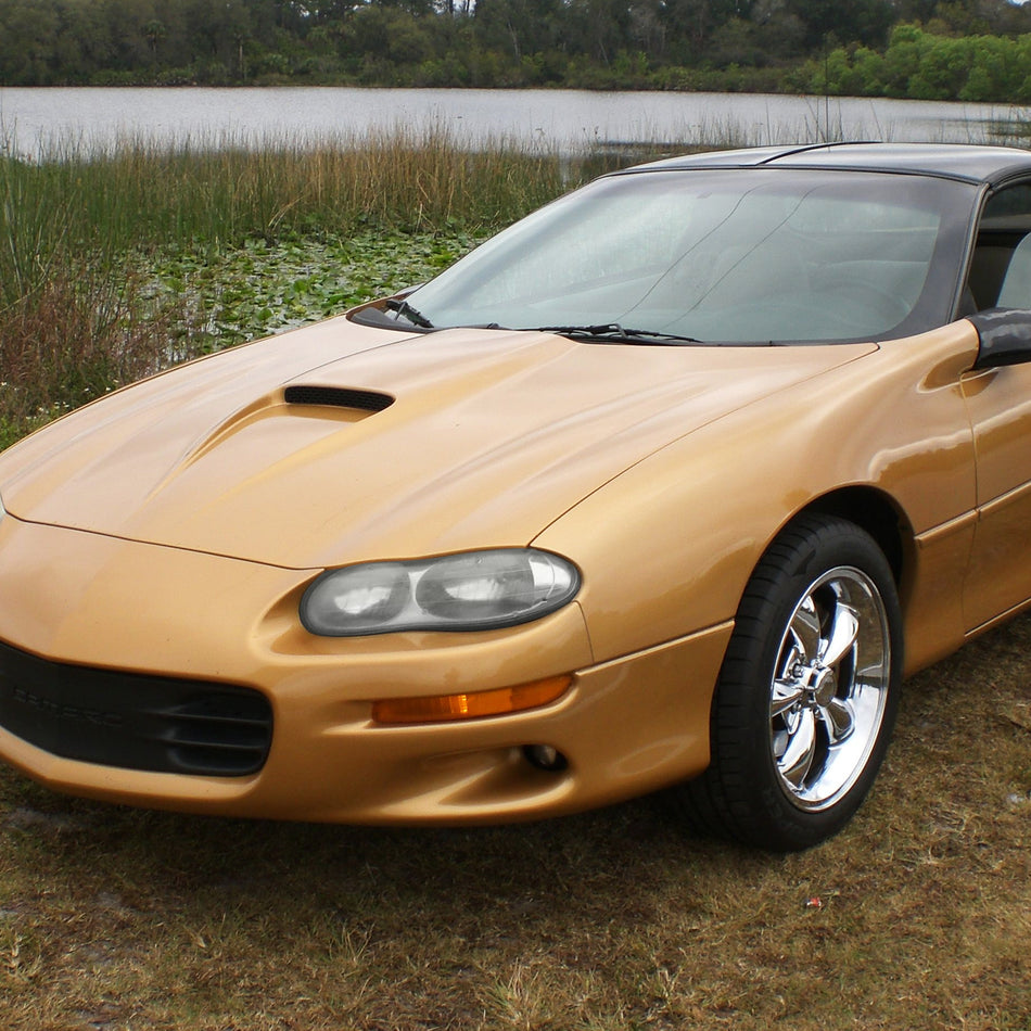 1998-2002 Chevrolet Camaro Factory Style Headlights (Chrome Housing/Clear Lens)