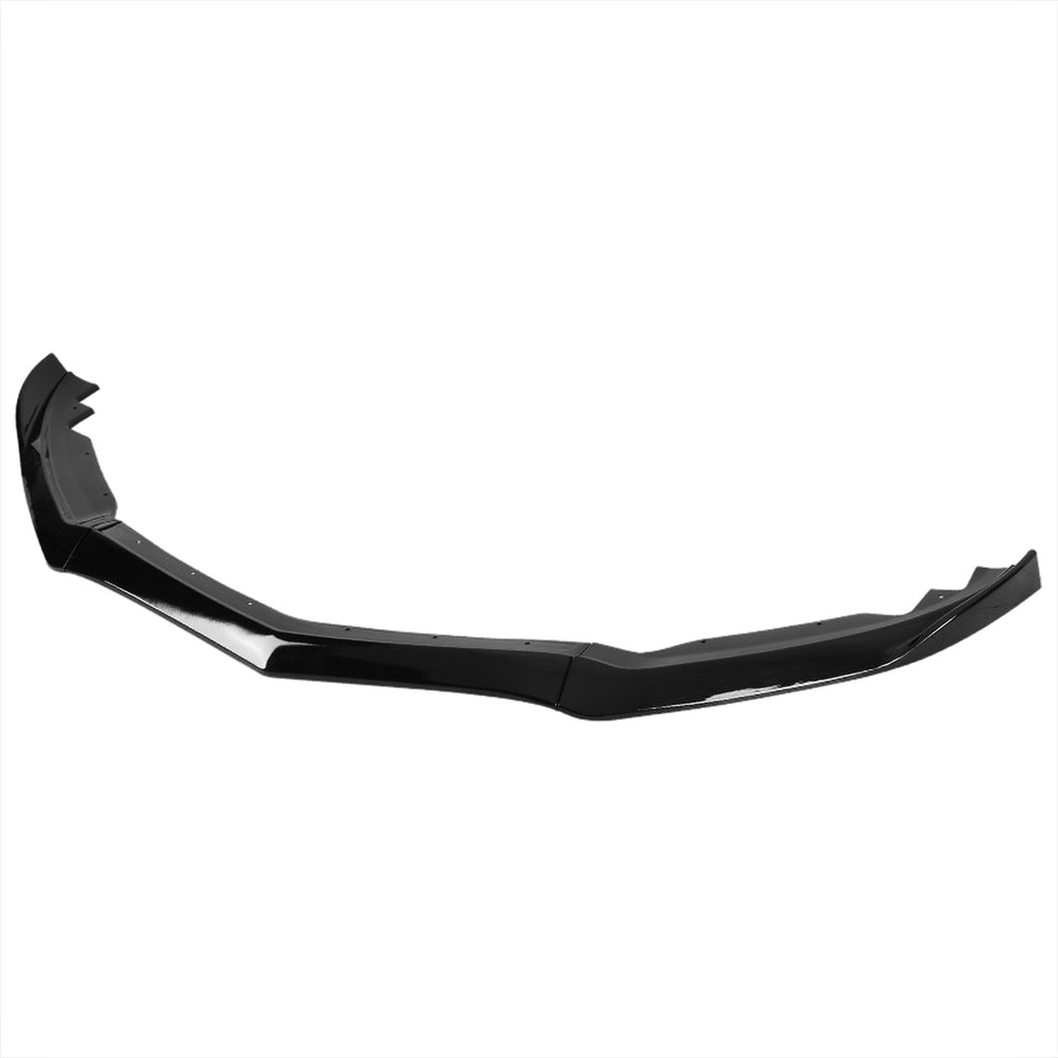 2015-2018 Cadillac ATS Glossy Black Polypropylene 3PC Front Bumper Lip Set