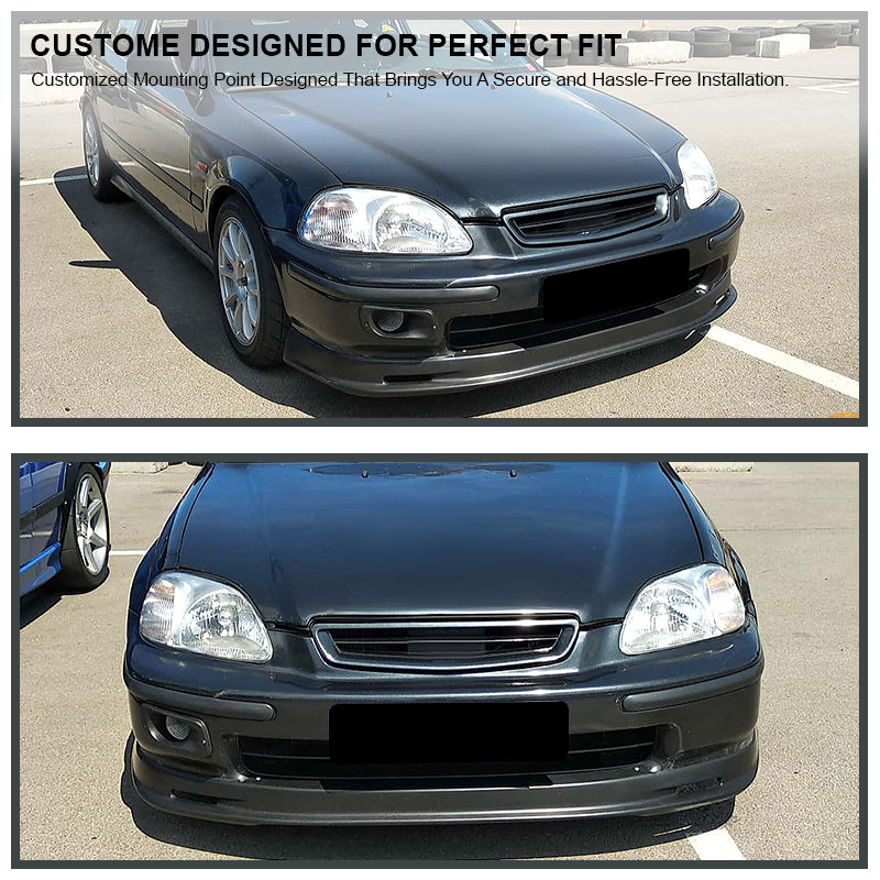1996-1998 Honda Civic Polyurethane MU Style Bumper Lip