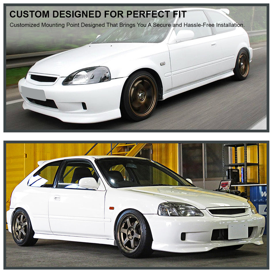1999-2000 Honda Civic Polyurethane TR Style Bumper Lip