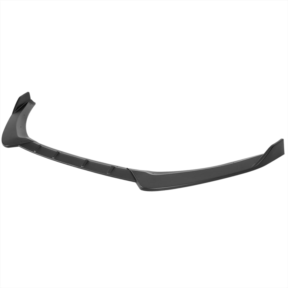 2017-2018 Ford Fusion Matte Black Polypropylene 3PC Front Bumper Lip Set