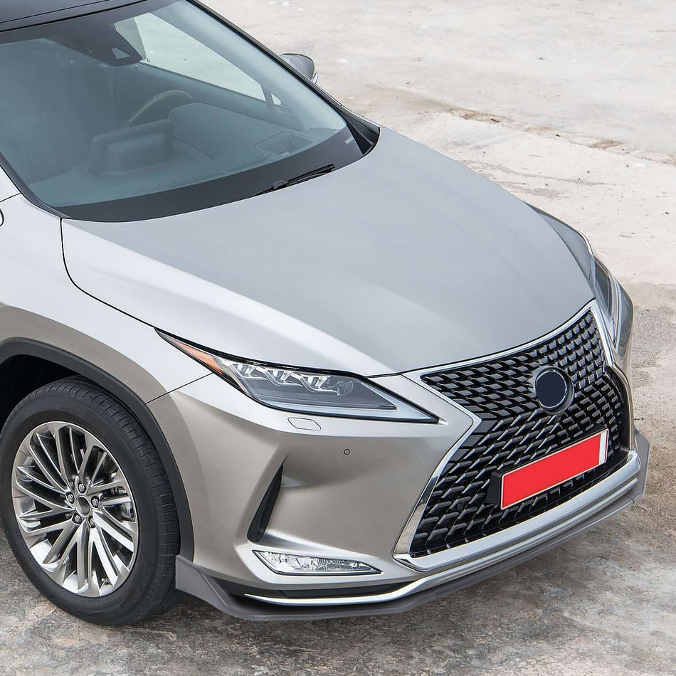 2017-2020 Lexus IS200t/IS300/IS350 Matte Black 3PC Front Bumper Lip Splitter Kit