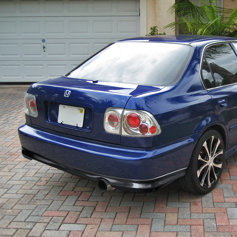 1996-1998 Honda Civic Coupe/Sedan Polyurethane TR Style Rear Bumper Lip