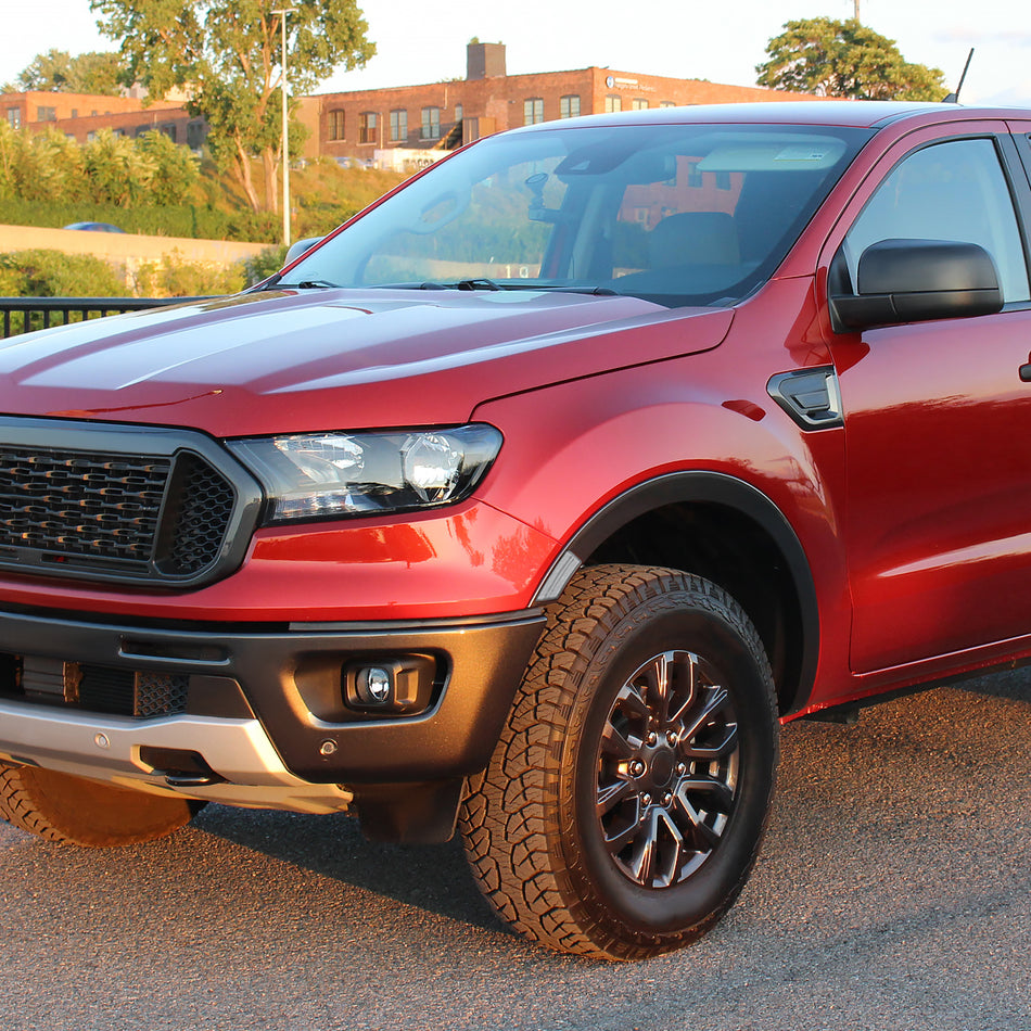 2019-2021 Ford Ranger 2PC LED Side Marker Lights (Chrome Housing/Clear Lens)