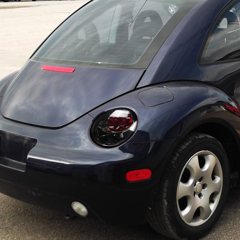 1998-2005 Volkswagen Beetle Tail Lights (Chrome Housing/Smoked Lens)