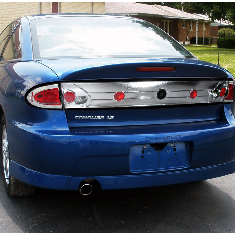 2003-2005 Chevrolet Cavalier Center Trunk Tail Light (Chrome Housing/Clear Lens)