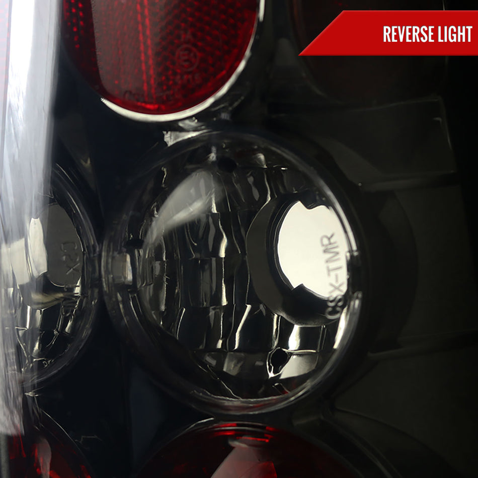 1997-2004 Dodge Dakota Tail Lights (Matte Black Housing/Clear Lens)