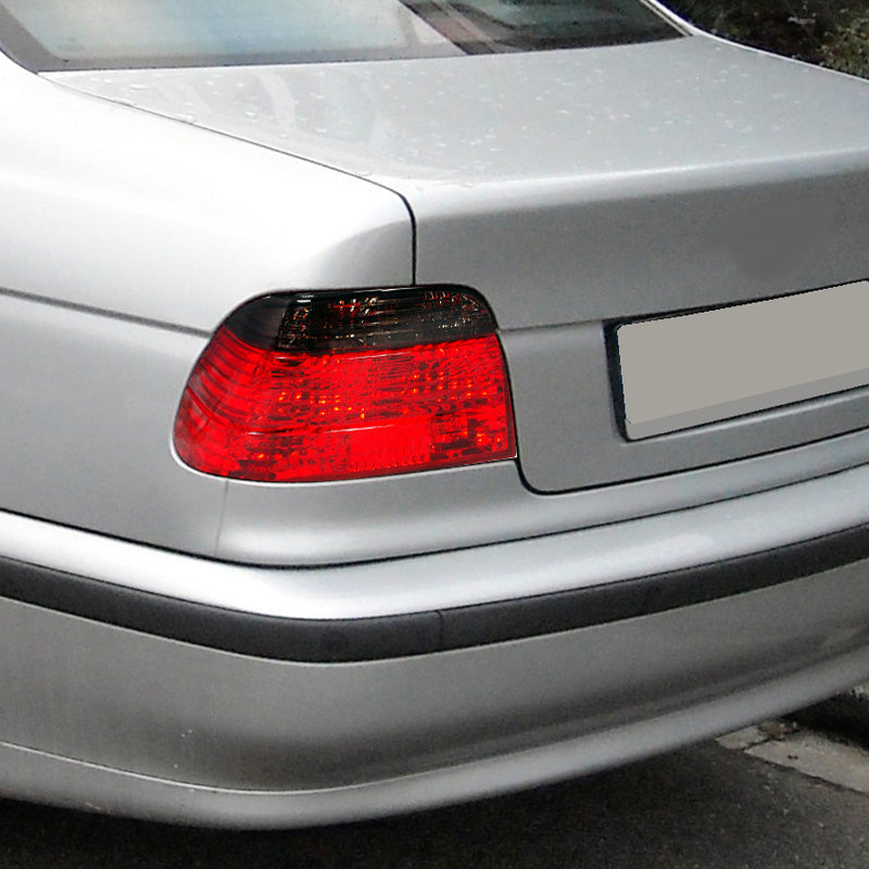 1995-2001 BMW E38 7 Series Tail Lights (Chrome Housing/Red Clear Lens)