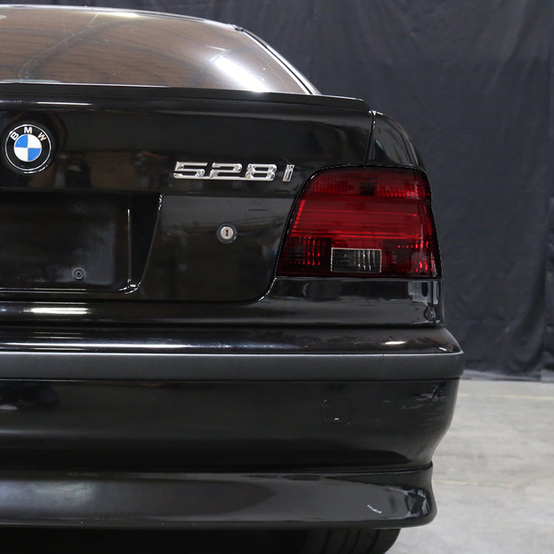 2001-2003 BMW E39 5 Series Sedan LED Tail Lights (Chrome Housing/Red Smoke Lens)