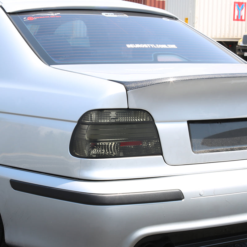 1997-2000 BMW E39 5 Series Sedan LED Tail Lights (Chrome Housing/Smoked Lens)