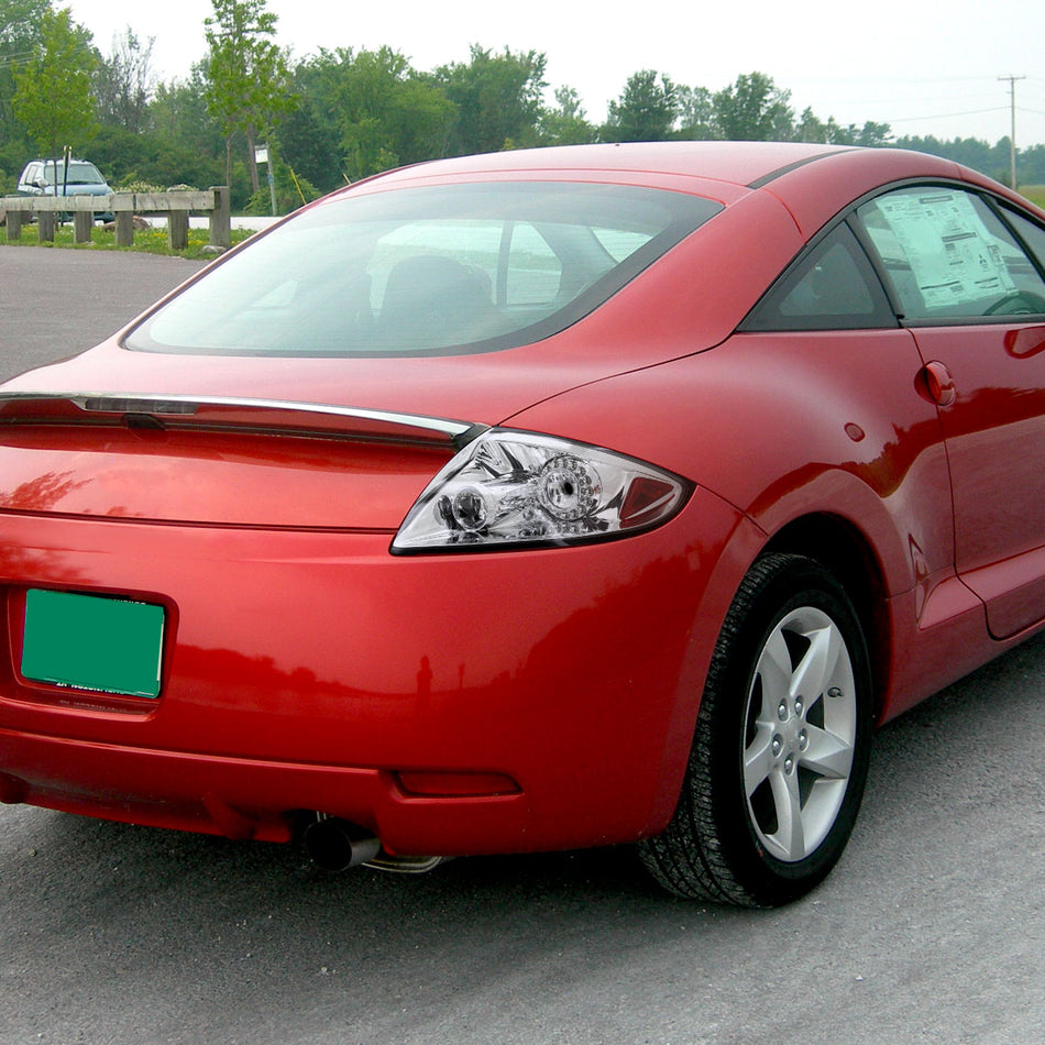 2006-2011 Mitsubishi Eclipse LED Tail Lights (Chrome Housing/Clear Lens)